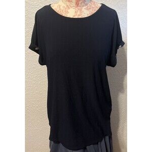 Love Scarlett 3/4 Sleeve Dark Blue Top. NWT. Large. Cute.